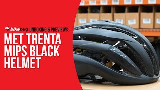 MET Trenta MIPS Road Helmet BlackMatte Glossy  Bikebug [upl. by Buehler]