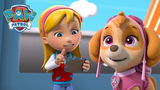 Katie leads the PAW Patrol to stop the barking cats  PAW Patrol  Cartoons for Kids Compilation [upl. by Amaras232]