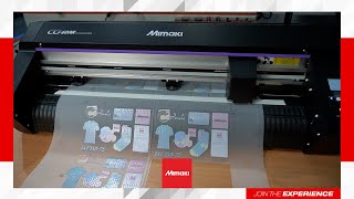 Cutting DTF film with the Mimaki CGAR Cutting Plotter [upl. by Gilda]