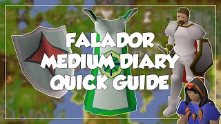 Falador Medium Diary Quick Guide  Old School RunescapeOSRS [upl. by Gail]