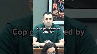 Cop gets cooked by Attorney in this amazing clip attorney lawyer investigation [upl. by Otis]