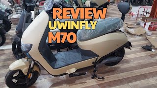 REVIEW SEPEDA LISTRIK TERBARU UWINFLY M70 [upl. by Lokkin]