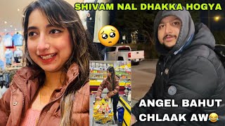 Shivam Nal Hogya Dhakka 🥺ANGEL BAHUT CHLAAK AW😂 Funny Vlog  Keep Support [upl. by Netsirk]