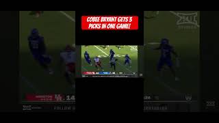 COBEE BRYANT GETS THREE PICKS IN ONE GAME viralvideo nfl nflnews [upl. by Clo859]