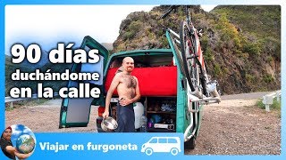 👉 Ducharse en furgoneta camper vivir y viajar en furgoneta camperizada [upl. by Gladdy657]