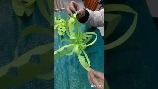 Wow Easy Christmas craftEasy Paper Snowflakes Christmas Decoration Ideashorts [upl. by Silverts]