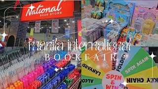 manila international bookfair MIBF 2024  cheap books amp stationeries  freebies [upl. by Aneeuq]