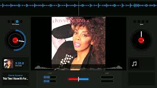 Donna Summer This Time I Know Its For Real 1989 Vinyle Maxi 45 RPM Label Warner Bros Records Europe [upl. by Irtimed321]