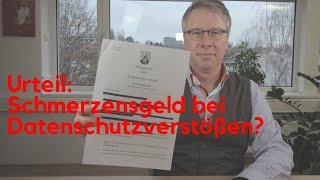 Gibt es bei Datenschutzverstößen einen Schmerzensgeldanspruch Art 82 DSGVO [upl. by Ellenid]