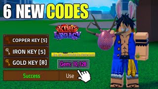 NEW ALL WORKING CODES FOR KING LEGACY 2024  KING LEGACY CODES [upl. by Sidnarb]