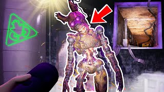 What happens when you access SPRINGTRAPS SECRET VENT FNAF Security Breach Myths [upl. by Cnut]