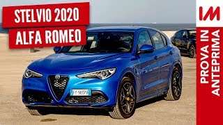 Prova su strada Alfa Romeo Stelvio 2020 Quanto è nuova [upl. by Anivid]