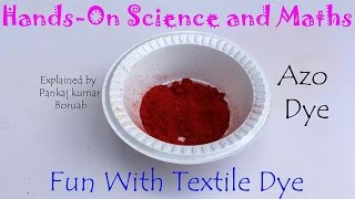 Fun With Textile Dye  Azo Dye  Kannada [upl. by Corri402]