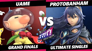 Sumapa 90 GRAND FINALS  Uame Olimar Vs ProtoBanham Lucina Smash Ultimate  SSBU [upl. by Shaikh]