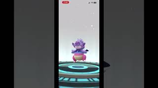 Evolving Slowpoke Galarian Shiny to Slowking Galarian Shiny  Pokémon Go [upl. by Eignat979]