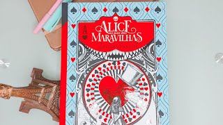 UNBOXING ALICE NO PAÍS DAS MARAVILHAS PELA darksidebooks 📚 [upl. by Finella]