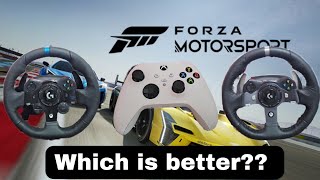 Battle of the budget controllers Logitech G920 vs G923 vs Xbox controller [upl. by Phi70]