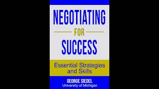 Negotiating for Success Essential Strategies and Skills [upl. by Nitas]