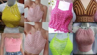 New collection of Crochet Tops designsStylish crochet Tops designs 2024 [upl. by Keen]