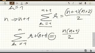 Beweis der Gauss Summenformel Prinzip der Vollständigen Induktion [upl. by Matheny]