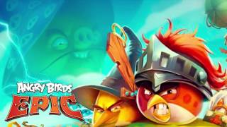 Angry Birds Epic music extended  Battle of Birds and Pigs Battle 2 [upl. by Ainegul195]