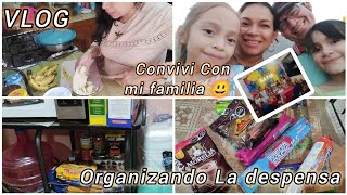 VLOG🥰 Organizando la despensa🥫 convivio Con mi familia después de años 😀 [upl. by Joan415]