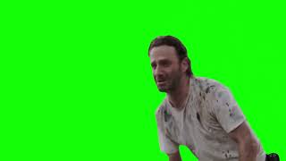 Rick Grimes “Oh No” Green Screen [upl. by Annaillil]