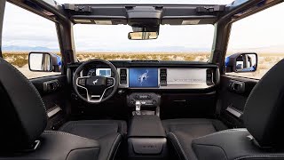 2022 Ford Bronco Interior Review [upl. by Kumagai]