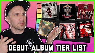 Ranking the WORST and BEST debut albums tier list [upl. by Etnoek]