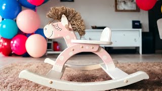 How to Make Wooden Rocking Horse 🐴 Woodworking Tutorial by Polkilo [upl. by Juno882]