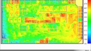 HVAC System Modeling of an Office Floor  CFD Simulation [upl. by Aicire871]