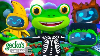 Trick or Treat Fun Time｜Geckos Garage｜Funny Cartoon For Kids｜Learning Videos For Toddlers [upl. by Brunhild]