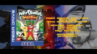 Power Rangers Wild Force Theme Song Sega Megadrive Version [upl. by Aysa]