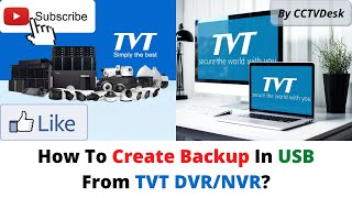 How Do I Create A Backup Of The Recording In USB From TVT DVRNVR [upl. by Shanda]