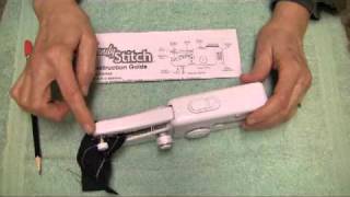 How to Use the Singer Handy Stitch Sewing Maching  Part 1 [upl. by Haiel931]