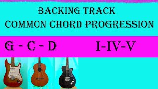 Backing Track  Common Chord Progression G  C  D 110 bpm [upl. by Emyle214]