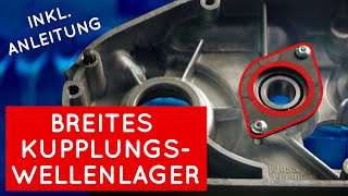 Breites Kupplungswellenlager  🔧EINBAUANLEITUNG  Simson Kupplungswellenlager 6203 Ersatz [upl. by Etnomed842]