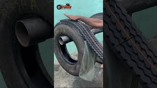 Tyre retreading of pickup tyre in apollo rubber [upl. by Euqinim]