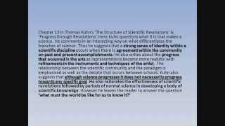 Review of Chapter 13 of Thomas Kuhns The Structure of Scientific Revolutions amp Background Music [upl. by Aniled]