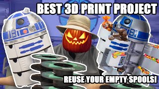 Cool Things to 3D Print R2 Storage for Halloween – BeginnerFriendly DIY [upl. by Einwahr]