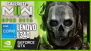 Call of Duty  Modern Warfare 2 2022 Open Beta  Lenovo L340  i59300HF  GTX 1050 3GB  8GB RAM [upl. by Idola537]