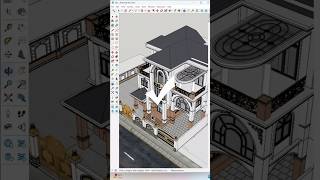 ✅Modeling tips for Sketchup sketchup youtubeshorts viralvideo new [upl. by Eixel870]