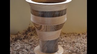 Woodturning at 54a 73 An Economy Vase [upl. by Nisa721]