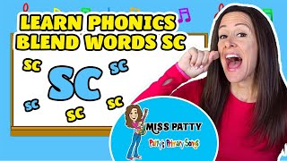 Blends Words Songs Letter Sc  Learn Phonics Consonant Song for Kids by Patty Shukla [upl. by Saffian]