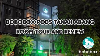 Bobobox Pods Tanah Abang  Review and Room Tour Hotel Kapsul di Tanah Abang [upl. by Htesil548]