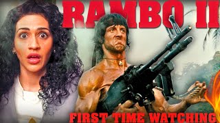 RAMBO II 1985  FIRST TIME WATCHING  MOVIE REACTION [upl. by Murdock]