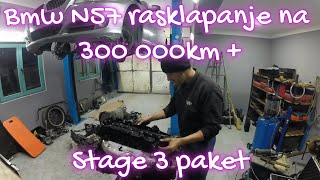 BMW 330d N57 Engine disassembly Customer Experiences 400bhp 330D [upl. by Crispin]