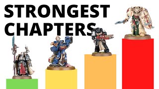 Strongest Space Marine Chapters in Warhammer 40K 10th Edition [upl. by Gardiner]