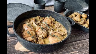 Poulet à la sauce forestière aux champignons 🍄 un pur délice [upl. by Anola]