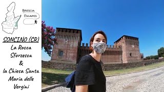 Soncino CR dalla Rocca al piccolo Pantheon Chiesa delle Vergini [upl. by Aiuqat926]